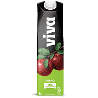 Viva Fresh Φυσικός Χυμός Μήλο 1lt