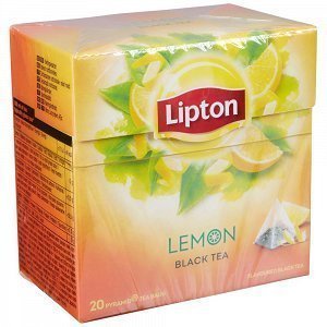 Lipton Μαύρο Τσάι Λεμόνι 20 Πυραμίδες