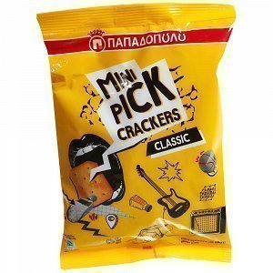 Παπαδοπούλου Mini Pick Crackers Κλασσικά 250gr