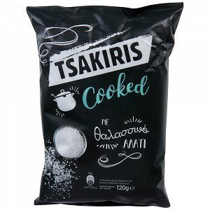 Tsakiris Cooked Με Θαλασσινό Αλάτι 120gr