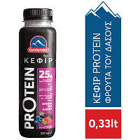 Όλυμπος Κεφίρ Pet Protein Φρούτα Δάσους 330ml