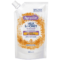 Feel Good! Κρεμοσάπουνο Ανταλλακτικό Milk & Honey 900ml