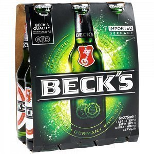 Beck's Μπύρα Φιάλη 6x275ml