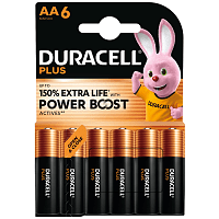 Duracell Plus Powerboost Μπαταρία AA Family 6T