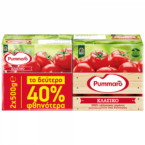 Pummaro Χυμός Τομάτας Το Δεύτερο -40% 500gr