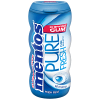 Mentos Pure Fresh Pocket Bottle Mint Τσίχλες 28gr