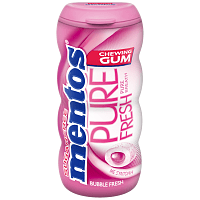 Mentos Pure Fresh Pocket Bottle Bubble Fresh Τσίχλες 28gr