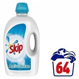 Skip Active Clean Υγρό Απορρυπαντικό 3,2lt 64μεζ