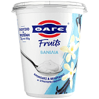 Φάγε Fruits Επιδόρπιο Στραγγιστού Γιαουρτιού Βανιίλια 380gr