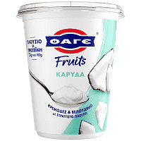 Φάγε Fruits Επιδόρπιο Στραγγιστού Γιαουρτιού Καρύδα 380gr