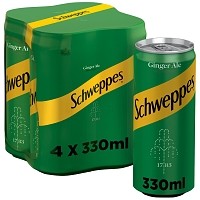Schweppes Ginger Ale 4x330ml