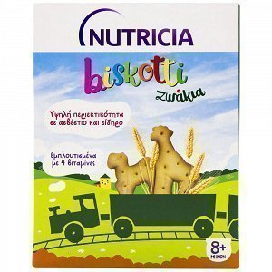 Nutricia Biskotti Βρεφικά Μπισκότα Ζωάκια 180gr