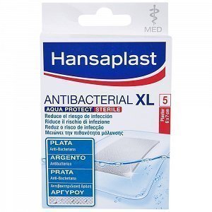 Hansaplast Aqua Sensitive Επιθέματα Αντιβακτηριδιακά 5τεμ