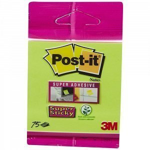 Post It Super Sticky Αυτοκόλλητες Σημειώσεις Χρωματιστά Ν.6820