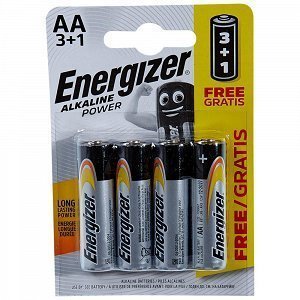 Energizer Power Αλκαλικές Μπαταρίες ΑΑ 3+1 Δώρο
