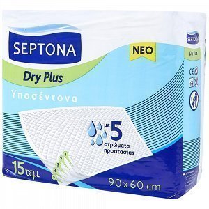 Septona Dry Plus Υποσέντονα 90Χ60cm 15τεμ