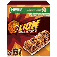 Nestle Lion Μπάρες Δημητριακών 6x25gr