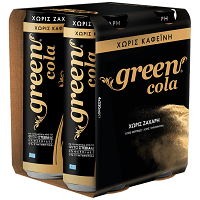 Green Cola Χωρίς Καφείνη 4x330ml