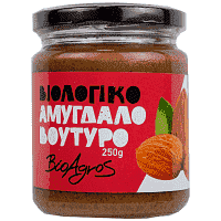 Βιοαγρός Αμυγδαλοβούτυρο Ολικής Χωρίς Αλάτι 250gr