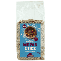 Evergreen Bran Sticks Bio Χωρίς Ζάχαρη 250gr