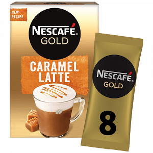 Nescafe Gold Latte Caramel 8 φακελάκια x 17gr