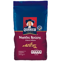 Quaker Νιφάδες Βρώμης Σε Σακούλακι 500gr