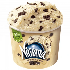Nirvana Παγωτό Cookies & Cream 97gr 150ml