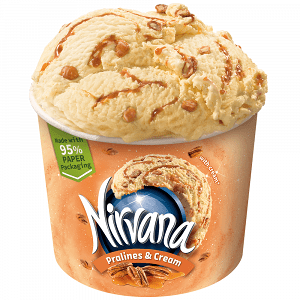 Nirvana Pralines & Cream Παγωτό 100gr 150ml