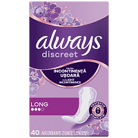 Always Discreet Σερβιετάκια Long 40τεμάχια