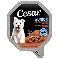 Cesar Junior Με Γαλοπούλα & Βοδινό 150gr