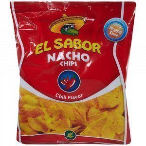 El Sabor Nacho Chips Chilli 100gr