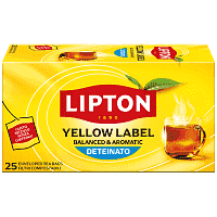 Lipton Τσάι Κίτρινο Decaf 25 Φακελάκια 40gr
