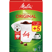 Melitta Φίλτρα Καφέ 1x4, 40τεμ+5τεμ Δώρο