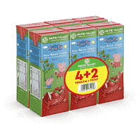 Nutri Valley Χυμός Peppa 3 Φρούτα 250ml 4+2