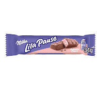 Lila Pause Milka Σοκολάτα Φράουλα 34gr