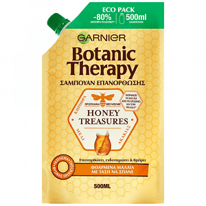 Botanic Therapy Honey Treasures Σαμπουάν Ecopack 500ml