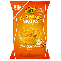 El Sabor Nacho Chips Bbq 180gr