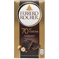 Ferrero Rocher Σοκολάτα Dark 70% Cacao 90gr