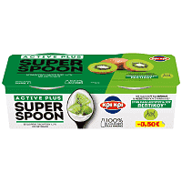 Κρι Κρι Super Spoon Επιδόρπιο Γιαουρτιού Ακτινίδιο 2x180gr (-0,50€)