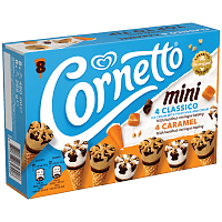 Cornetto Mini Classico & Caramel 8τεμ 288gr 480ml