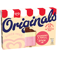 Algida Originals Strawberry & Vanilla 4τεμ 196gr 320ml