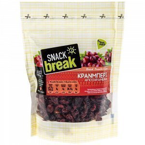 Snack Break Κράνμπερι Αποξηραμένο Εκτός Ε.Ε. 170gr