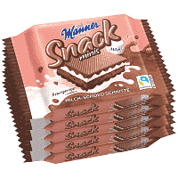Manner Γκοφρέτα Minis Σοκολάτα Γάλακτος 5x25gr