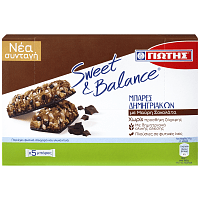 Sweet & Balance Μπάρες Δημητριακών Σοκολάτας 24gr 5τεμ