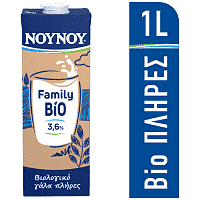 ΝΟΥΝΟΥ Family Γάλα Βιολογικό Πλήρες 1lt