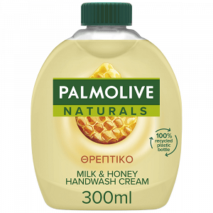 Palmolive Naturals Μέλι & Γάλα Υγρό Κρεμοσάπουνο Ανταλλακτικό 300ml
