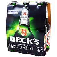 Beck's Μπύρα Φιάλη 6x275ml