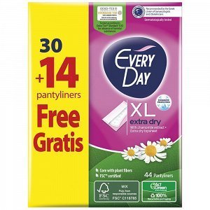 EveryDay Σερβιετάκια Extra Dry Extra Long 30+14τεμ Δώρο
