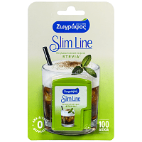 Ζωγράφος Slim Line Stevia Δισκία 100τεμ 5,5gr