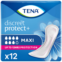 TENA Discreet Maxi Σερβιέτες Ακράτειας 12τεμ